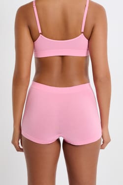 Short boyleg sans coutures avec coton;${refinementColor}