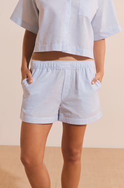 Short de pyjama avec coton;${refinementColor}