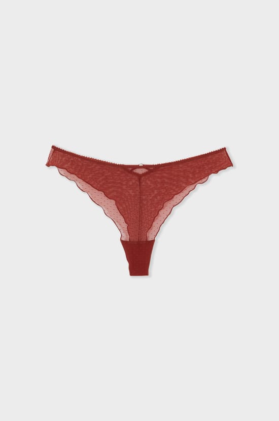 Tanga en tulle;${refinementColor}