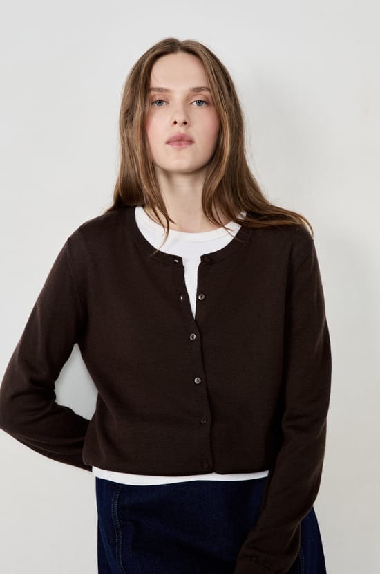 Wool Cardigan;${refinementColor}