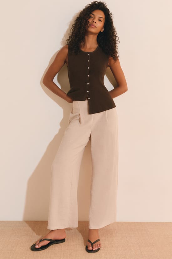 Pantalon fluide large;${refinementColor}