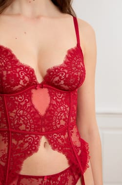 Lace Bustier;${refinementColor}
