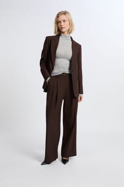 Pantalon large en twill;${refinementColor}