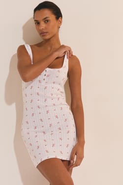 Nuisette en pointelle;${refinementColor}