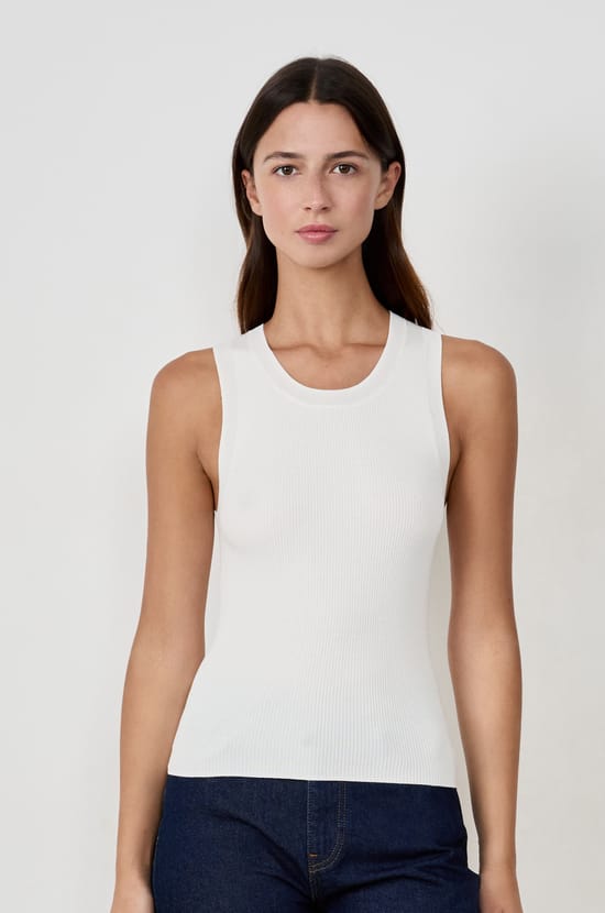 Fine Knit Tank Top;${refinementColor}