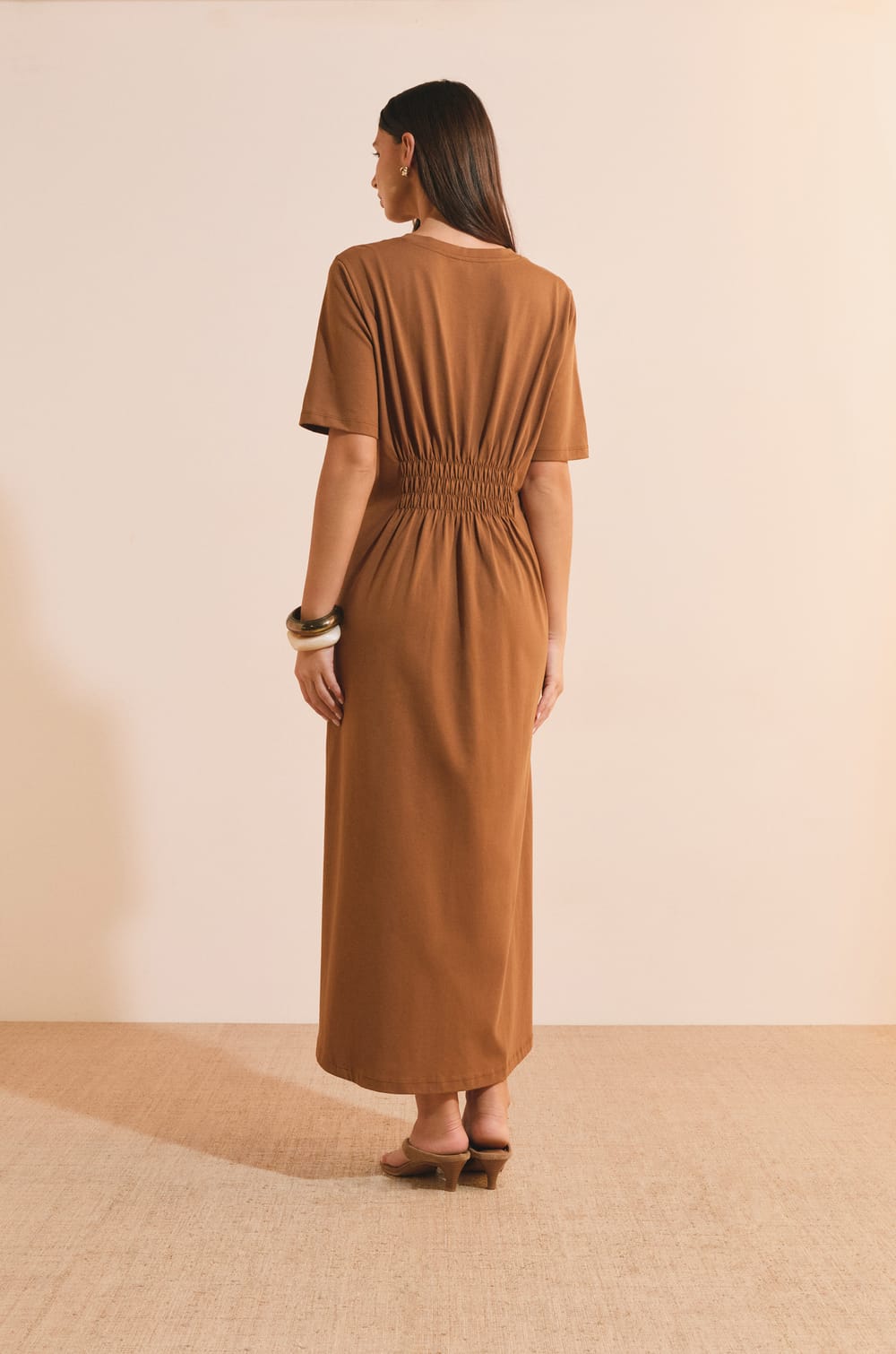 Robe longue en coton;${refinementColor}
