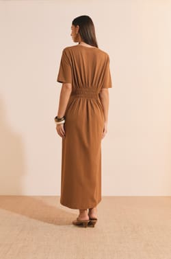 Robe longue en coton;${refinementColor}