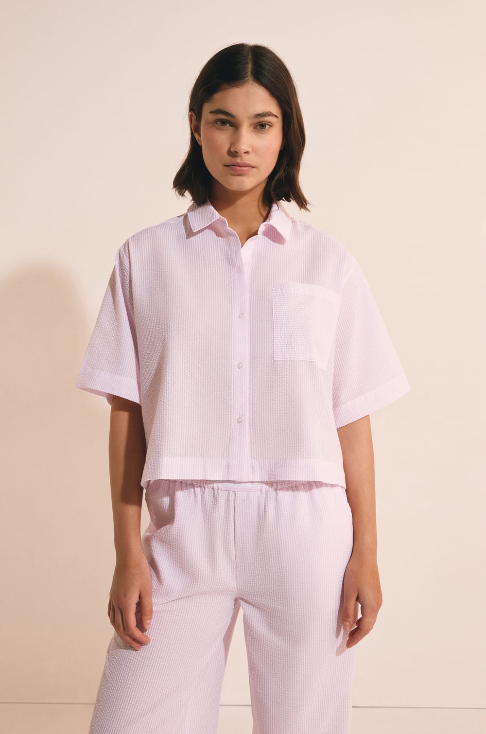 Camisa de pijama de algod&oacute;n;${refinementColor}