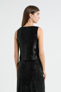 Top &agrave; sequins;${refinementColor}