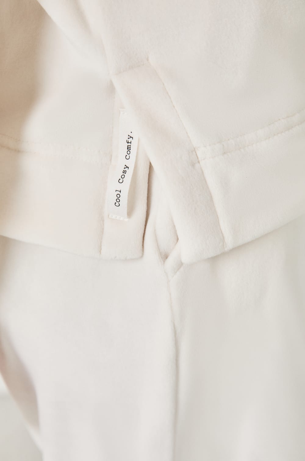 Pantalon de pyjama effet velours;${refinementColor}