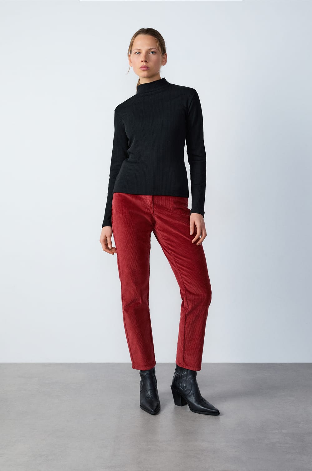 Long-sleeved jersey T-shirt;${refinementColor}