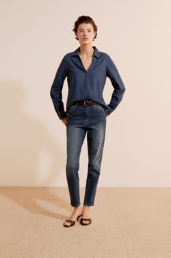 Chemise en jean;${refinementColor}
