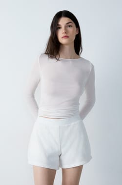 Granulated fleece shorts;${refinementColor}