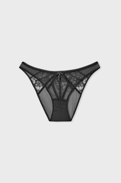 Tulle and Satin Brief;${refinementColor}