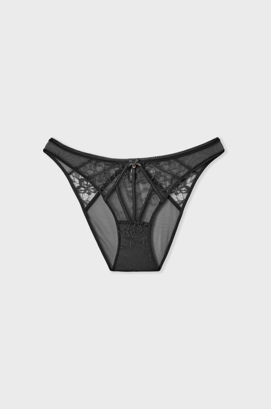 Tulle and Satin Brief;${refinementColor}