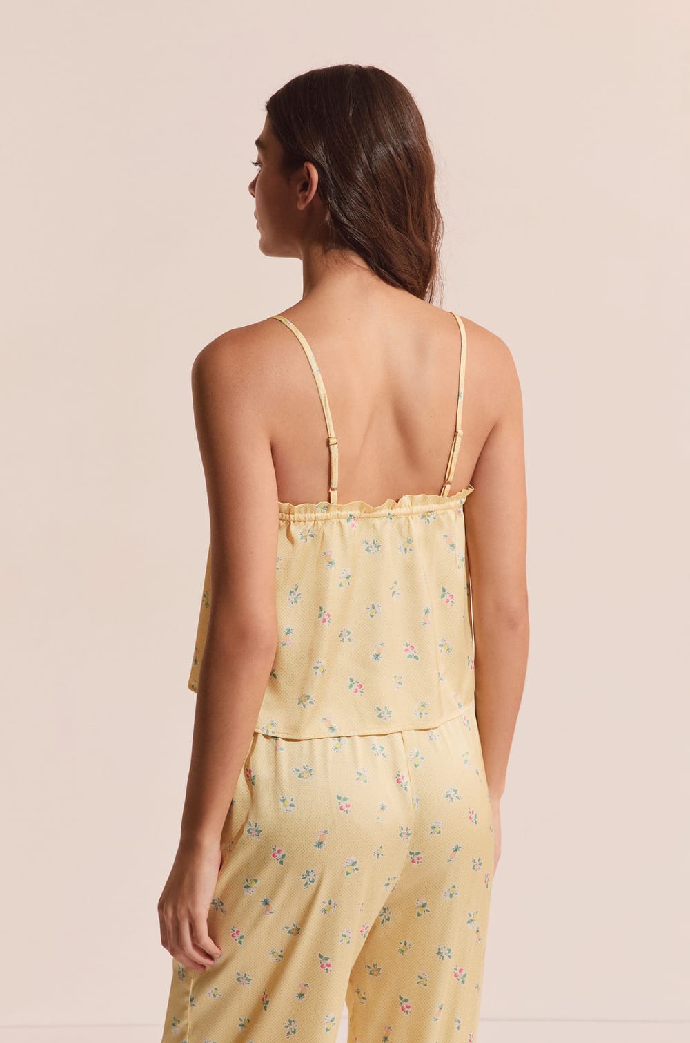 Crop top &agrave; motifs;${refinementColor}