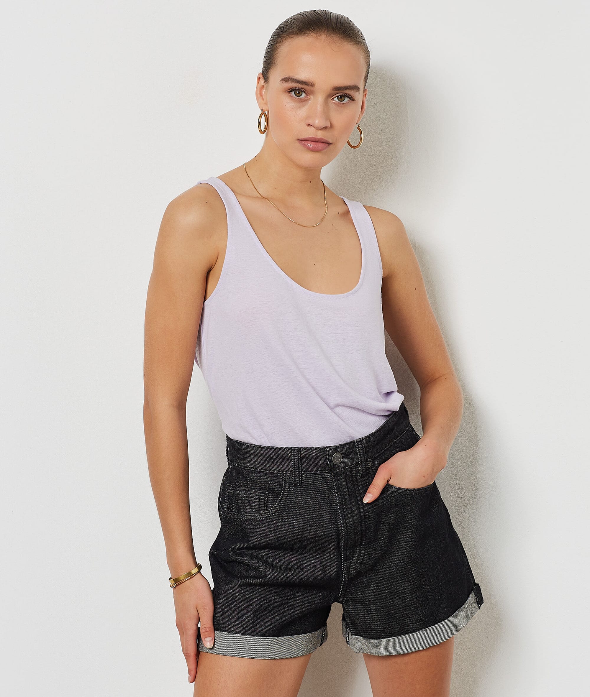 SUPERBE ROBE EN SOIE MARQUE ZARAT36/38/40/42 NOIR & BLANC