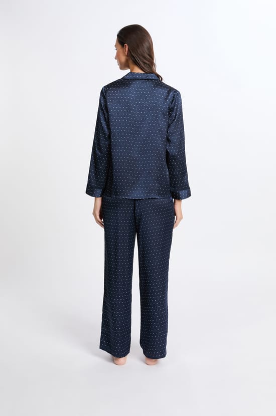 Pyjama 2 pi&egrave;ces &agrave; motifs avec masque;${refinementColor}