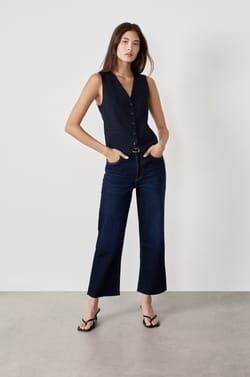 Jean large en coton;${refinementColor}