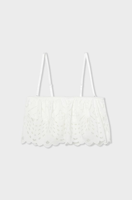 Embroidered Strapless Bra with Removable Straps;${refinementColor}