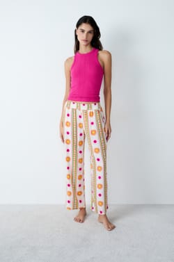 Pantal&oacute;n de pijama estampado;${refinementColor}