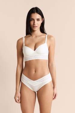 Lightly Lined Bra with Nursing Clips;${refinementColor}