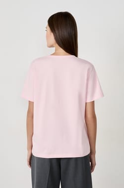 Cotton T-shirt with "Cool girl academy" print;${refinementColor}