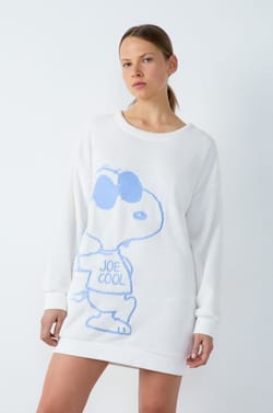 Sweat de pyjama polaire Snoopy Peanuts™;${refinementColor}