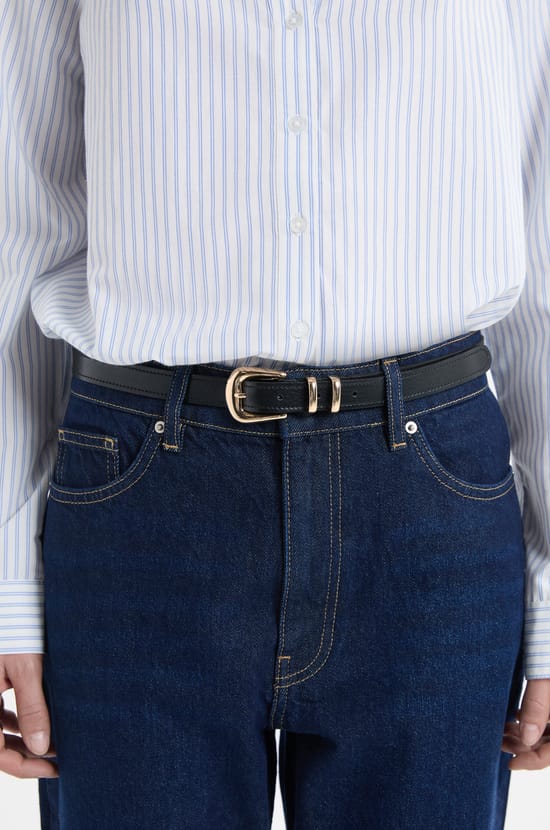 Ceinture en cuir;${refinementColor}