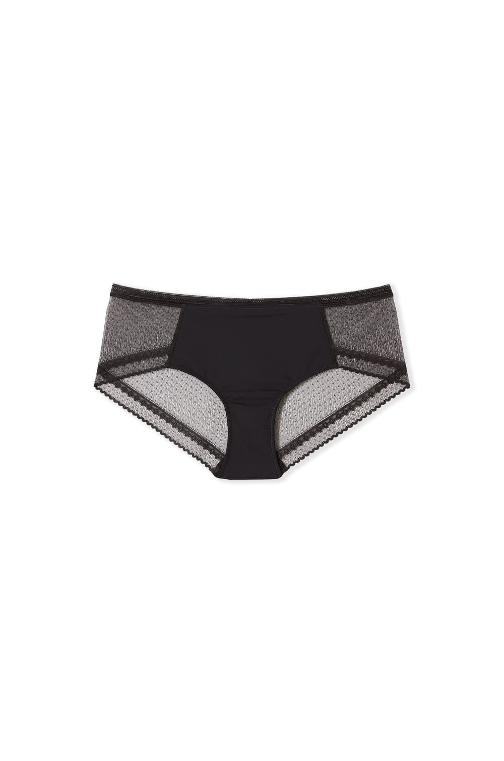 Szorty z detalami z koronki;${refinementColor}