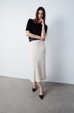 Long Fluid Skirt;${refinementColor}