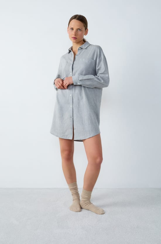 Linen Nightshirt;${refinementColor}