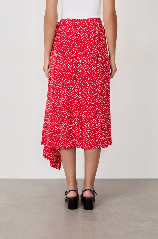 Long Polka Dot Skirt;${refinementColor}