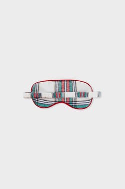 Cotton Patterned Sleep Mask;${refinementColor}