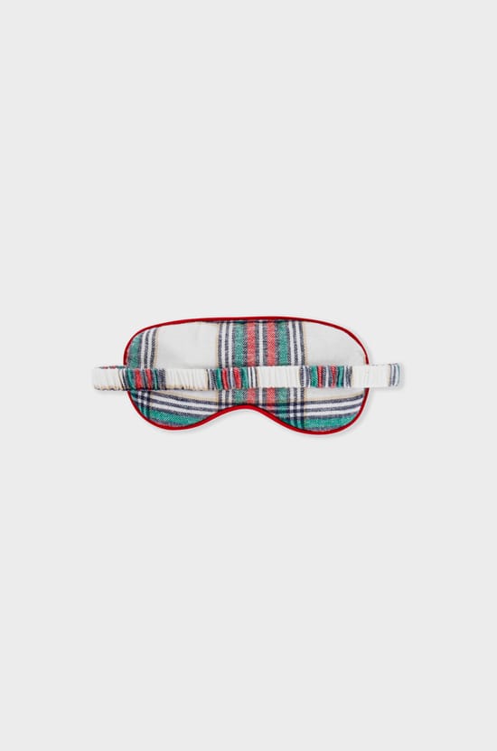 Cotton Patterned Sleep Mask;${refinementColor}