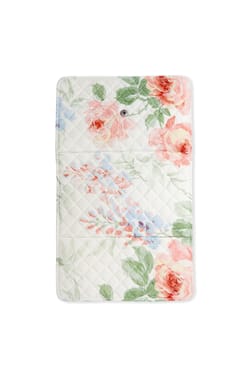 Trousse &agrave; bijoux matelass&eacute;e &agrave; motifs fleurs;${refinementColor}