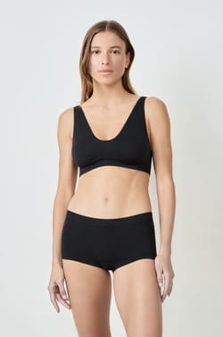 Ribbed Boyshort;${refinementColor}