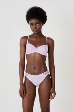Panty con detalles de encaje;${refinementColor}