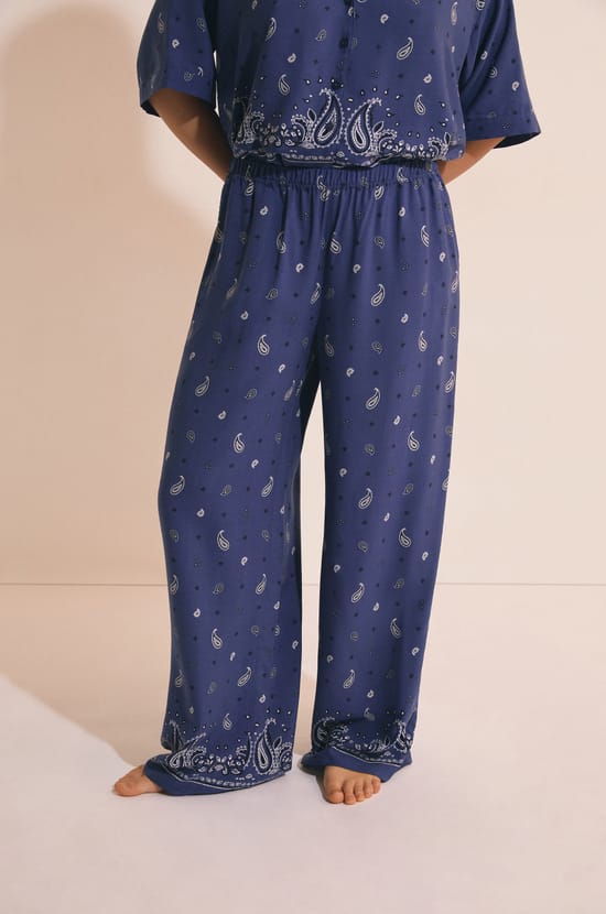 Pantal&oacute;n de pijama estampado;${refinementColor}