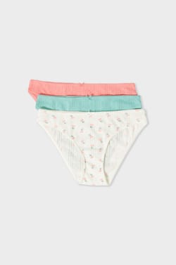 3er-Pack Baumwollslips;${refinementColor}