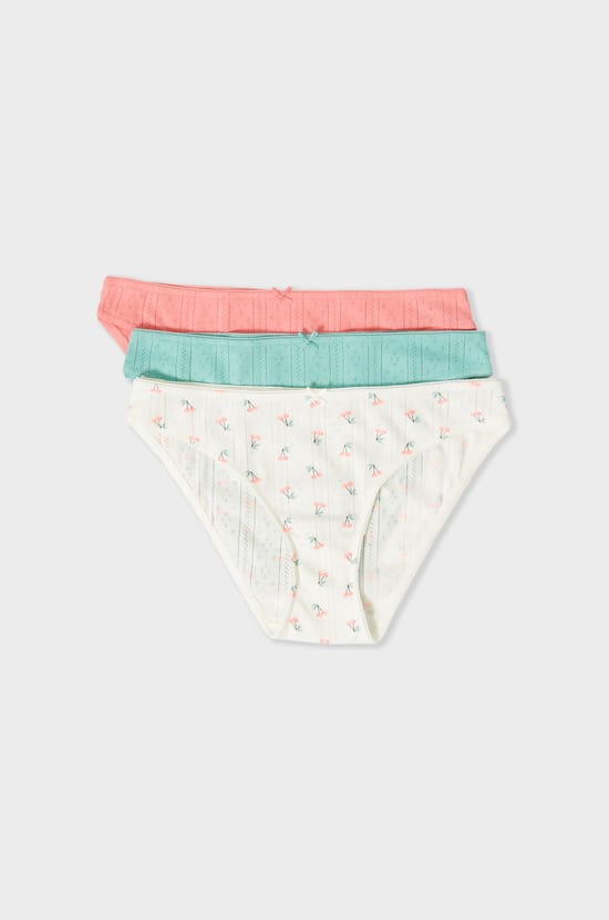 Lot de 3 culottes en coton;${refinementColor}