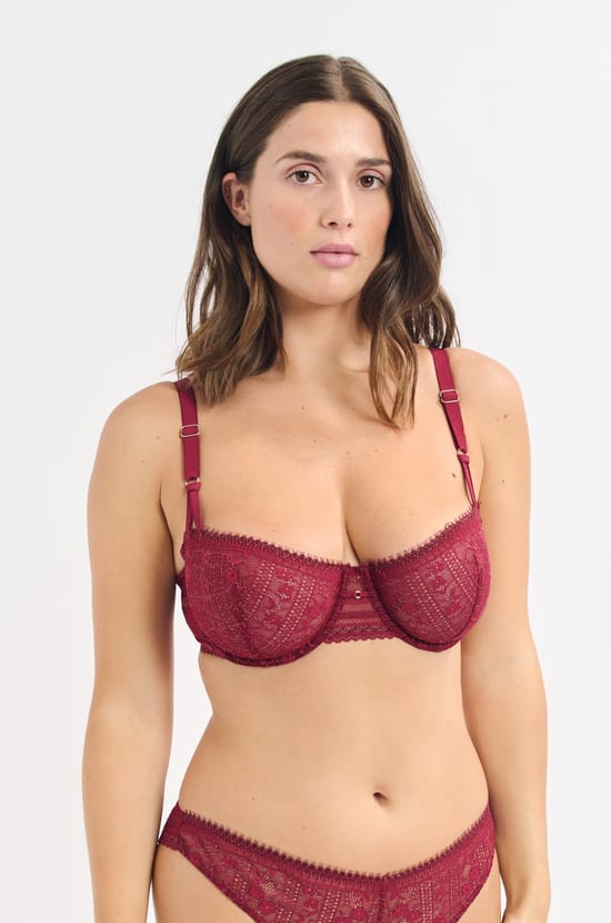 Soutien-gorge N.9 - Balconnet en dentelle irisée;${refinementColor}