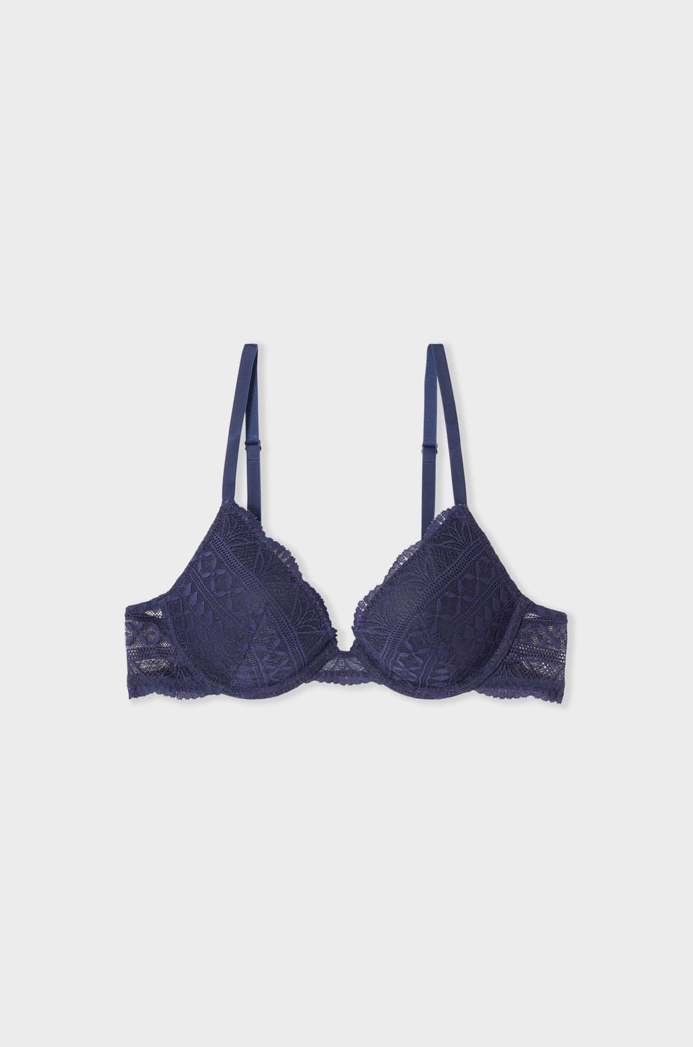 Bra N.2 - The Plunge Push-up in Lace;${refinementColor}