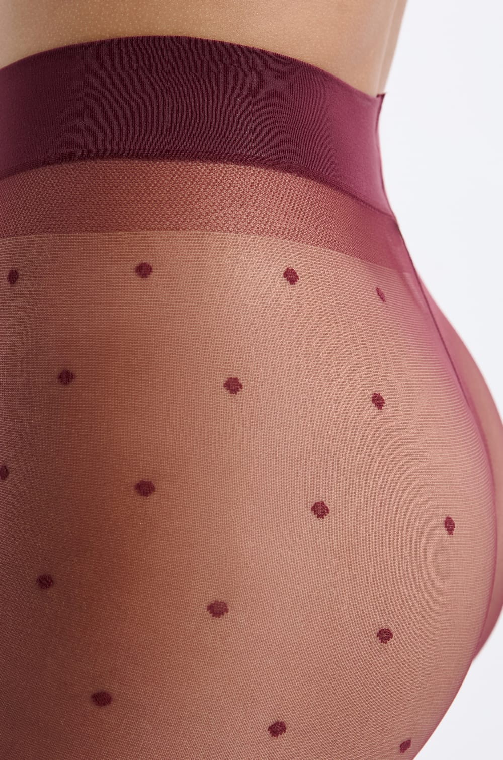 Transparente Strumpfhose mit Muster - 15D;${refinementColor}