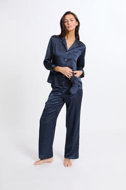 Pijama de dos piezas con estampado;${refinementColor}