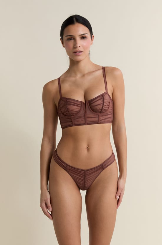 Soutien-gorge N.9 - Balconnet en tulle;${refinementColor}