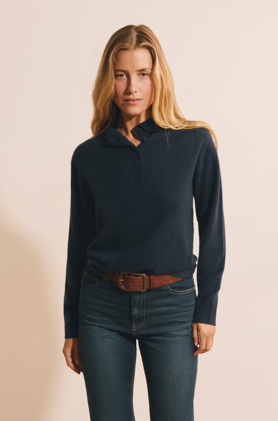 Pull &agrave; manches longues 100% cachemire;${refinementColor}