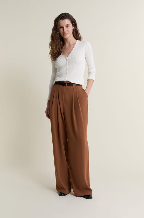 Pantalon coupe droite;${refinementColor}