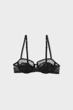 Bra N.9 - Balconette with Embroidery;${refinementColor}