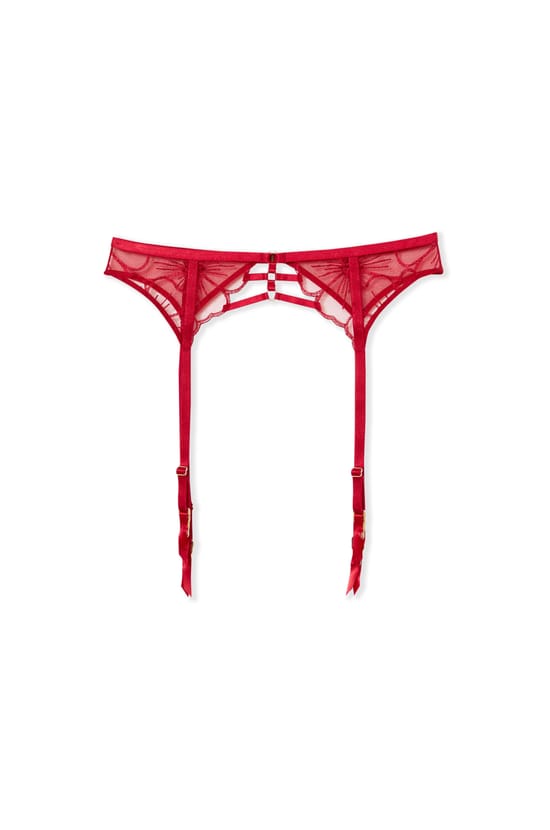 Porte-jarretelles avec broderie;${refinementColor}